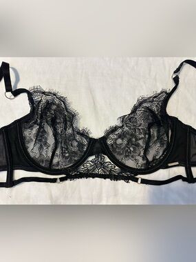 Bluebella Black Sheer Lace Underwire Bra